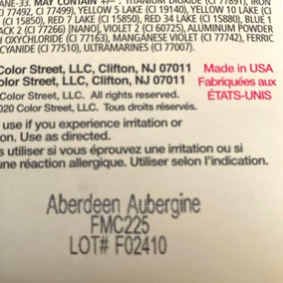 💜 New Color Street 100% Real Nail Polish Strips - Picture 3 of 4